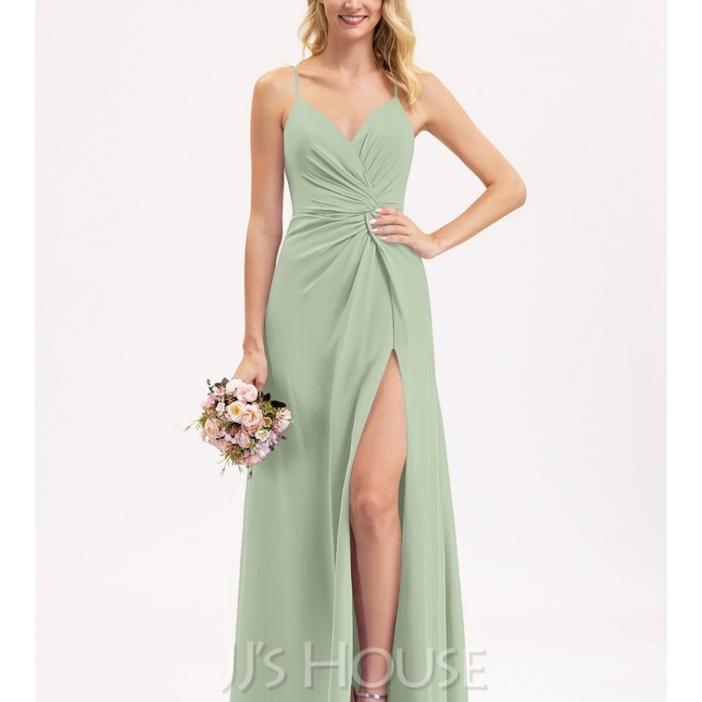 Sage Green Bridesmaid Dress. Size 16.